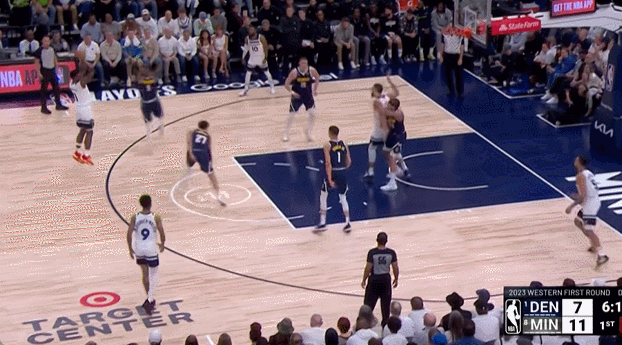  爱德华兹34分森林狼克掘金  